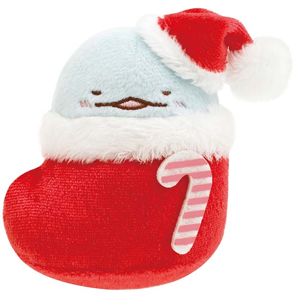 ตุ๊กตาตัวเล็ก Sumikko Gurashi Home Christmas ไซส์ SS มีห่วงไว้ห้อยสายคล้องหรือพวงกุญแจด้านบนได้ มี 4 แบบให้เลือก