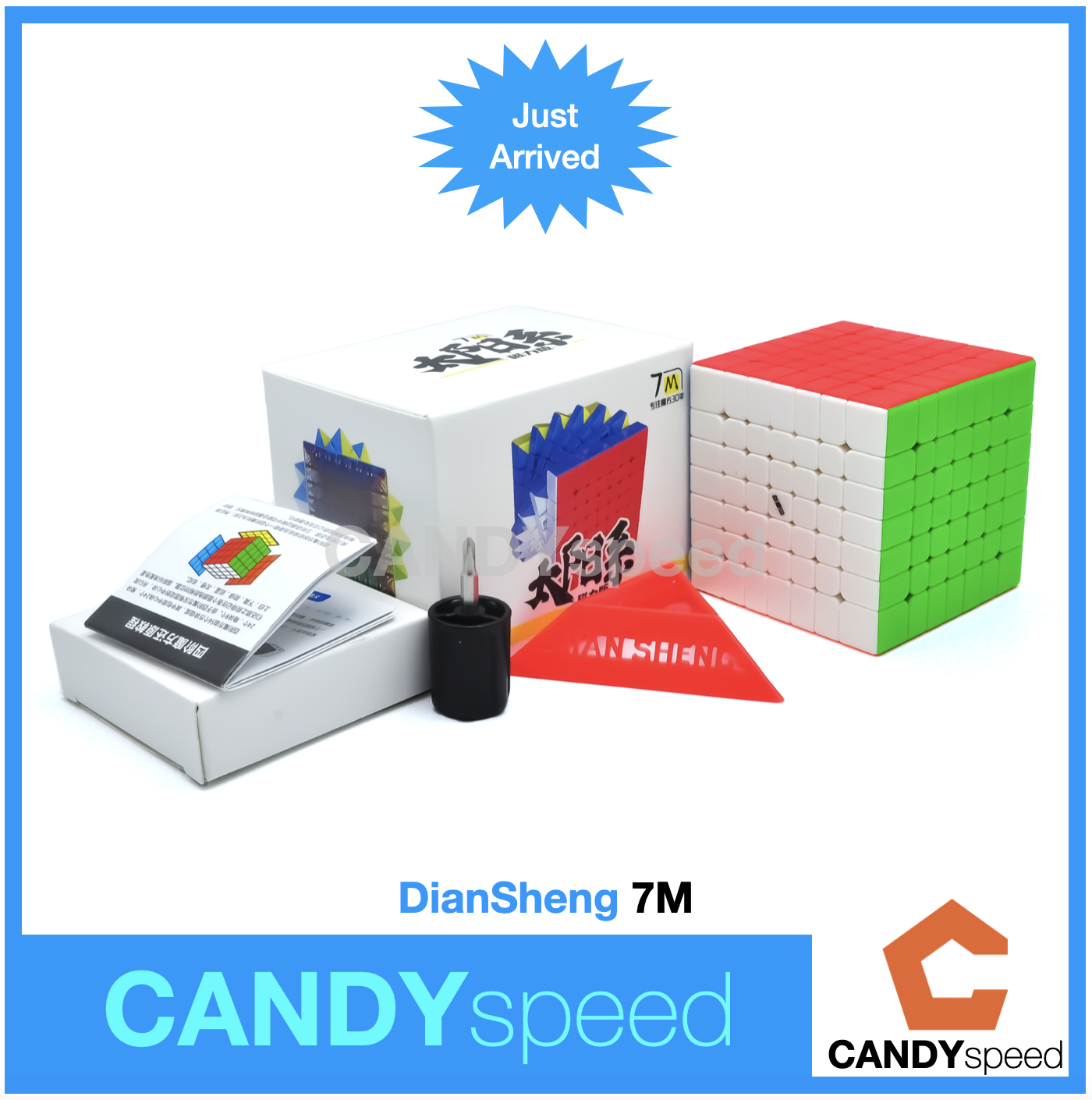 Rubik Cube รูบิค มีแม่เหล็ก DianSheng M | by CANDYspeed