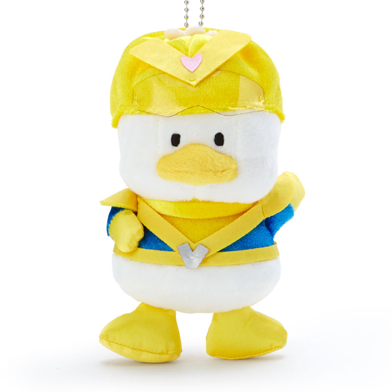 พวงกุญแจตุ๊กตา Sanrio Hapidanbui Hero Collection แบบ Ahiru no Pekkle ขนาด 10 x 7 x 15 ซม.