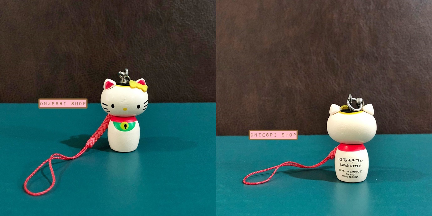ที่ห้อยมือถือ Hello Kitty Kokeshi Japan Style (Limited Japan) สามารถทำเป็นพวงกุญแจได้ มี 6 แบบให้เลือก