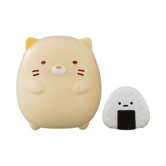 Capchara Sumikko Gurashi 3 เป็นโมเดลแบบตั้งได้ ตัวใหญ่ประมาณ 6 ซม. มี 4 แบบให้เลือก