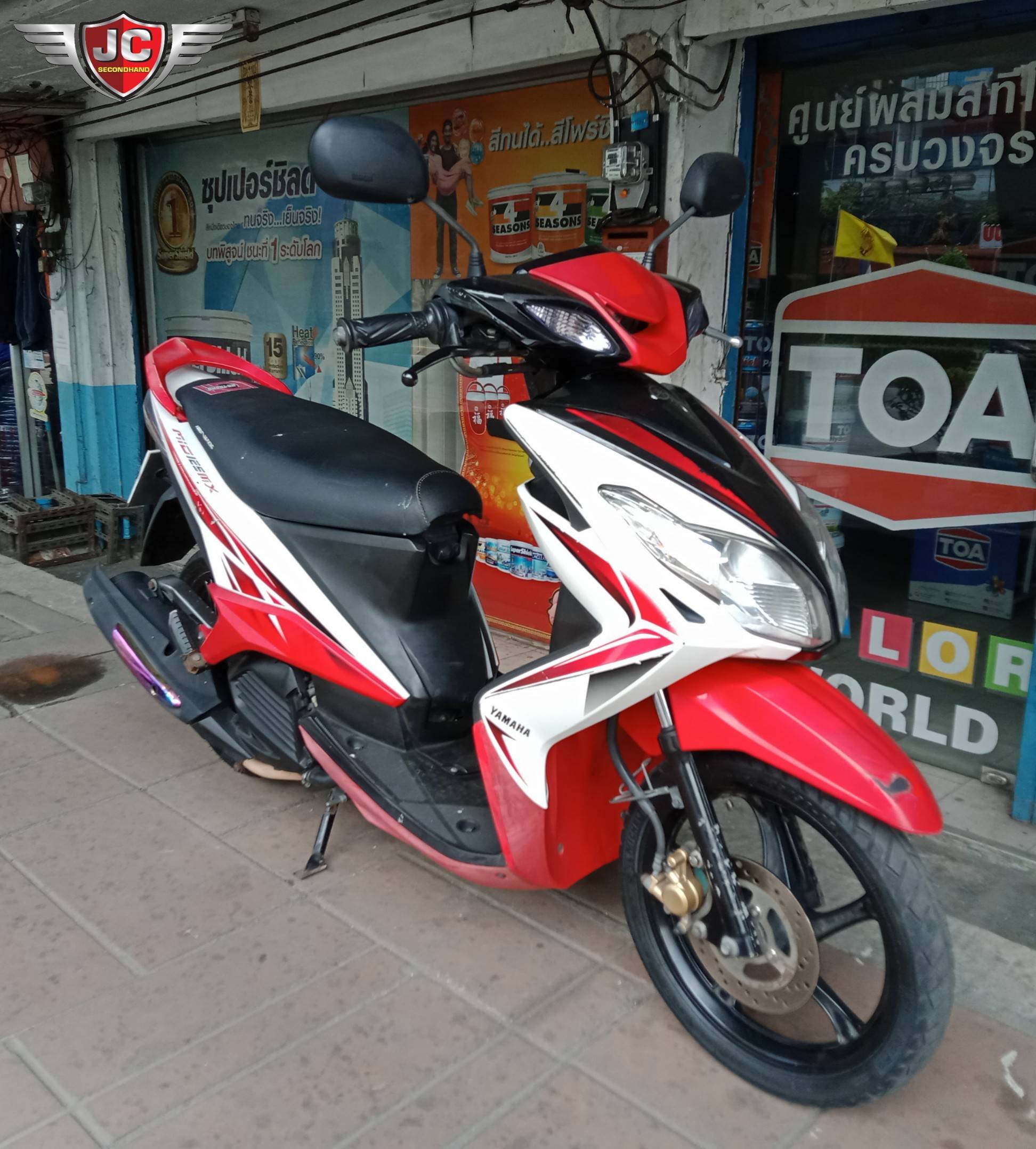 "รถบ้านเดิมๆเทินร์มา" YAMAHA MIO125 จดทะเบียนปลายปี53 สภาพเดิมเครื่องดีสตาร์ททีเดียวติด ล้อแม็กแท้ตรงรุ่น ชุดสีแท้ทั้งคันมีรอยตามการใช้งานค่ะ