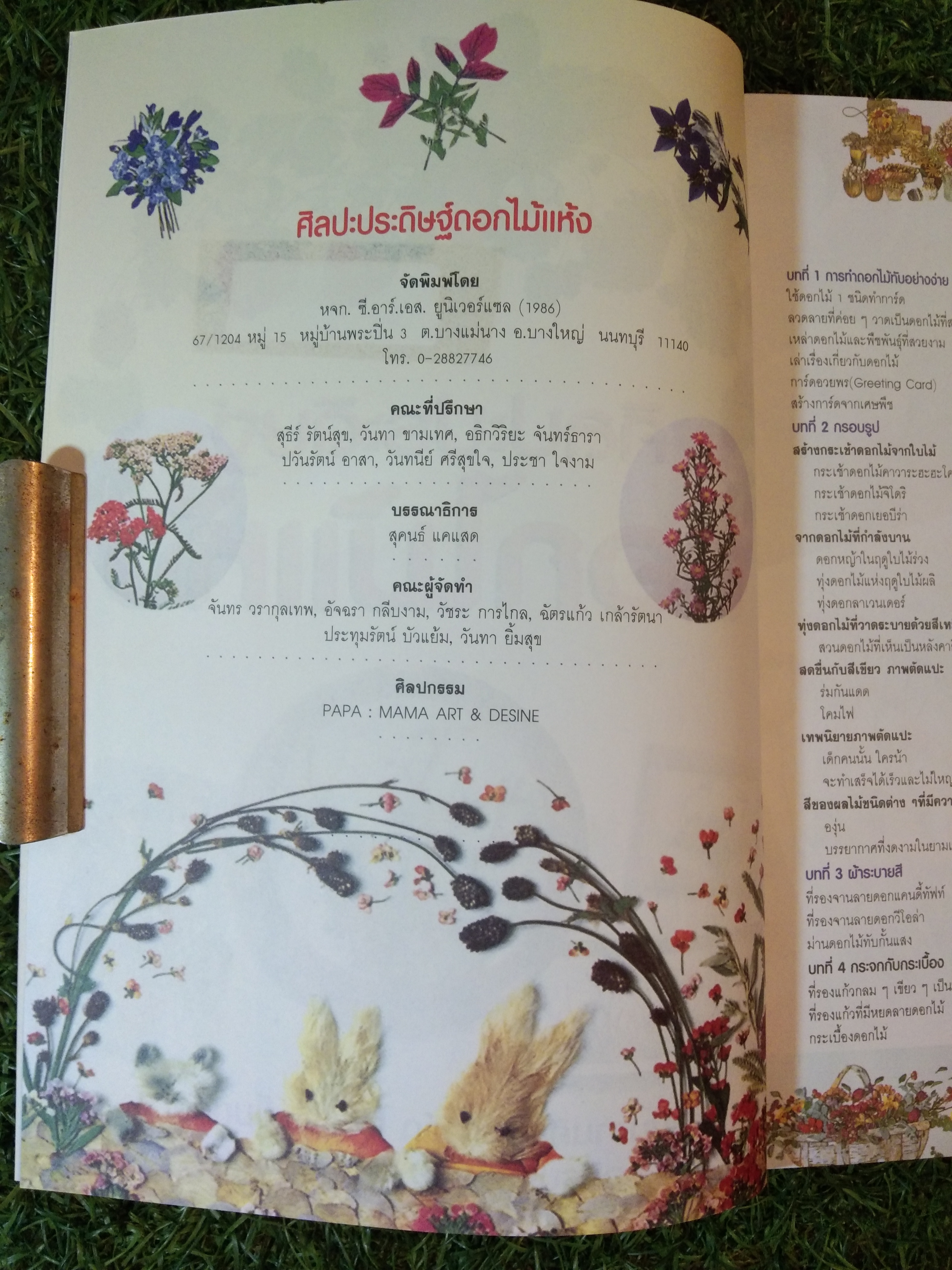 การประดิษฐ์ ดอกไม้แห้ง / ซี.อาร์.เอส. ยูนิเวอร์แซล