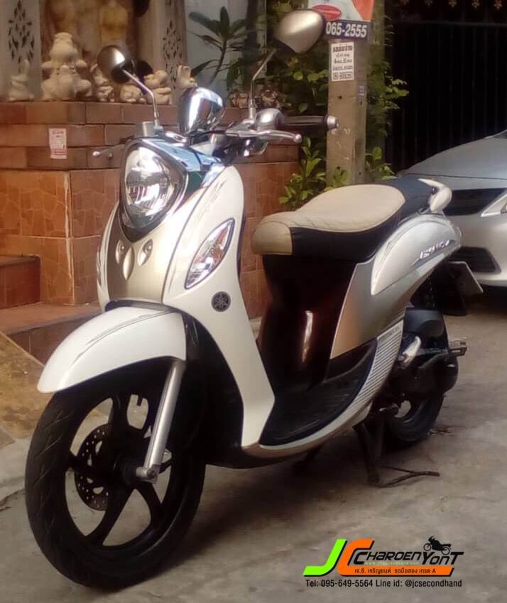 "เรียบหรู ดูดี มีระดับ" YAMAHA FINO FI รุ่นPremium +ล้อแม็ก จดทะเบียนปี56 "รถบ้านมือเดียวขนานแท้"