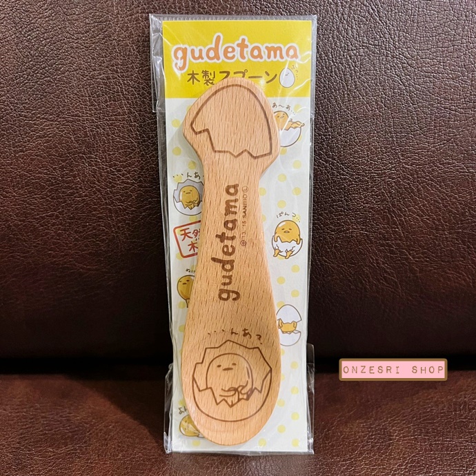 ช้อนไม้ Sanrio สไตล์ Zakka ของแท้จากญี่ปุ่น ยาวประมาณ 11 ซม. มีหลายแบบให้เลือก