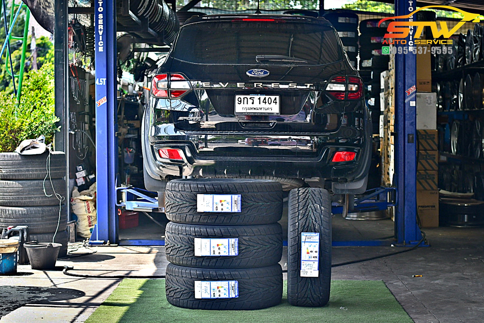 เปลี่ยนยาง FORD EVEREST ยาง TOYO ST3 265/50R20 111V