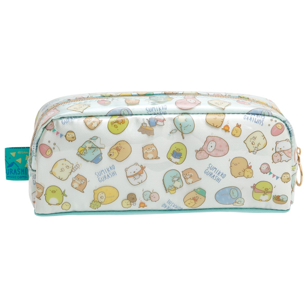 กระเป๋า Sumikko Gurashi - Kawauso & Sumikko Camp (คุณนากและแคมป์สุมิกโกะ) Pen Case แบบยาว ใส่เครื่องเขียนได้ ขนาด 7.5 x 18 x 5 ซม.