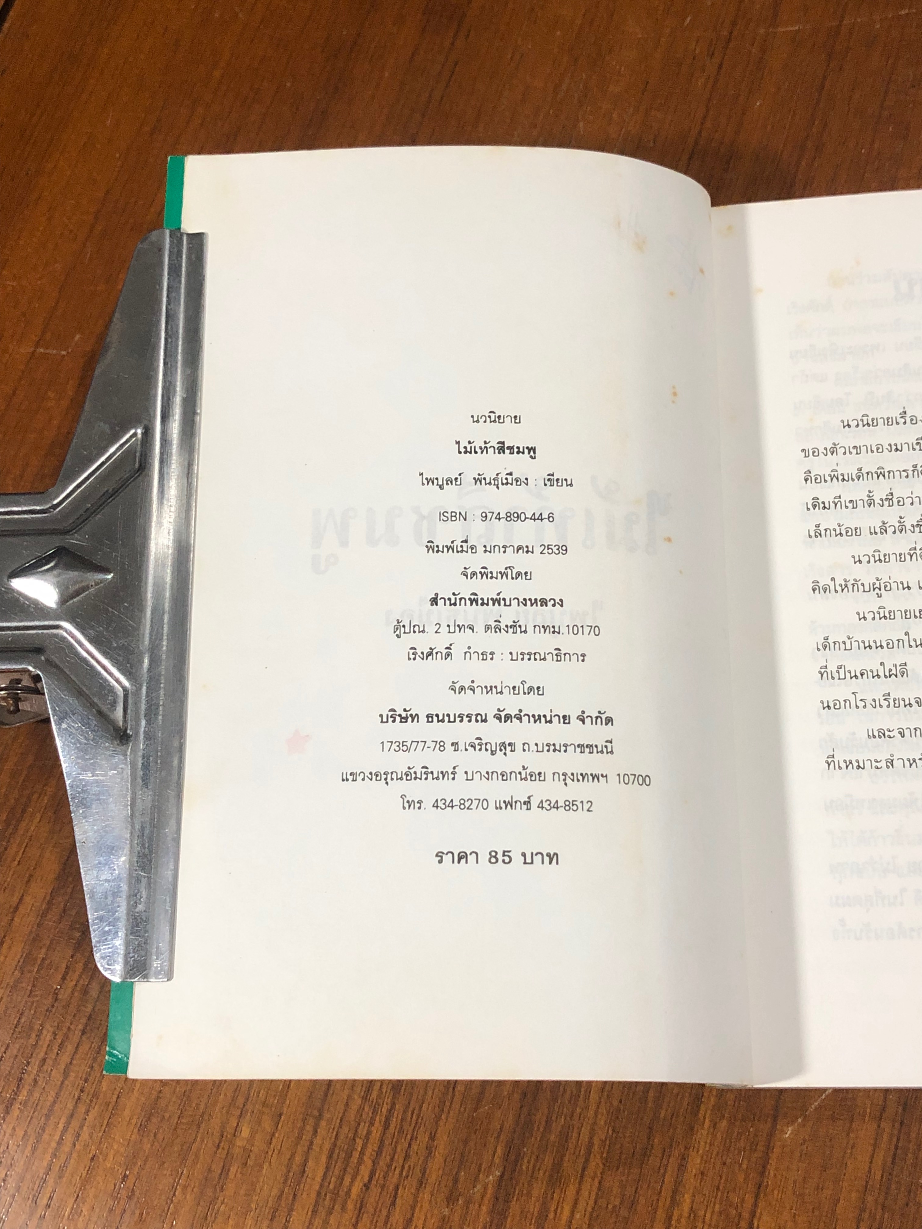 ไม้เท้าสีชมพู / ไพบูลย์ พันธ์เมือง