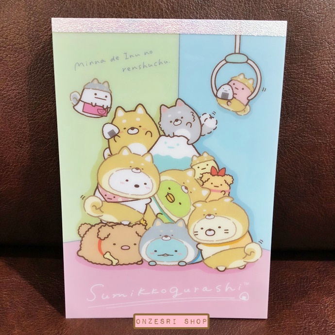 สมุดฉีก Sumikko Gurashi - Dog Cosplay with Puppy ลายมุมห้อง ขนาด 14.8 x 10.5 ซม. มี 4 ลาย รวม 100 แผ่น