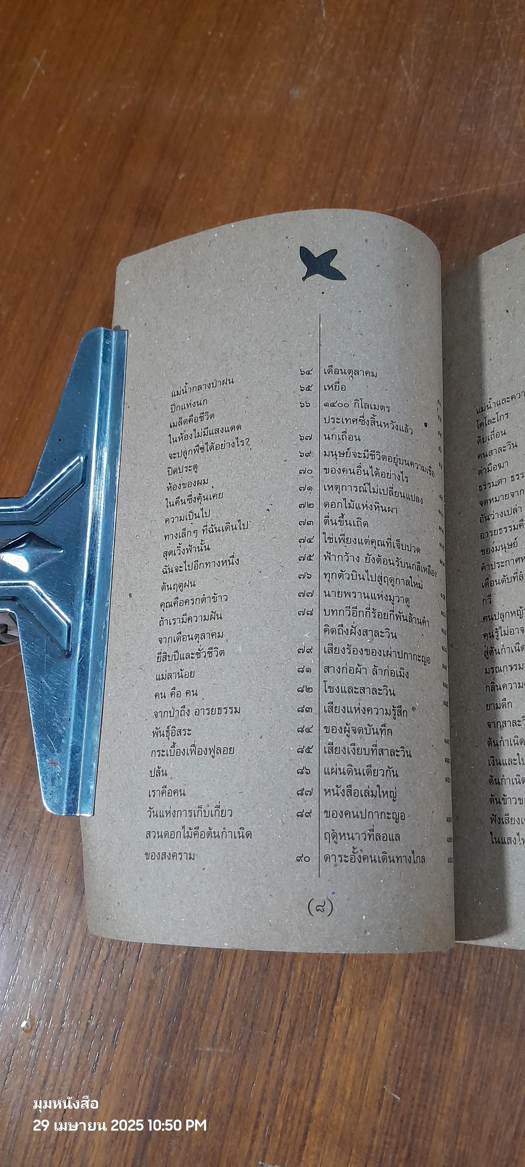 เพลงชีวภาพจากนกเถื่อน บินใต้ดิน / วีระศักดิ์ ยอดระบำ