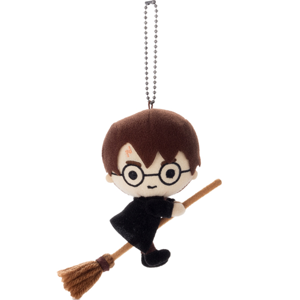 พวงกุญแจจากเรื่อง Harry Potter ขี่ไม้กวาด แบบ Harry Potter ขนาดสูง 12 ซม. วัดไม่รวมโซ่