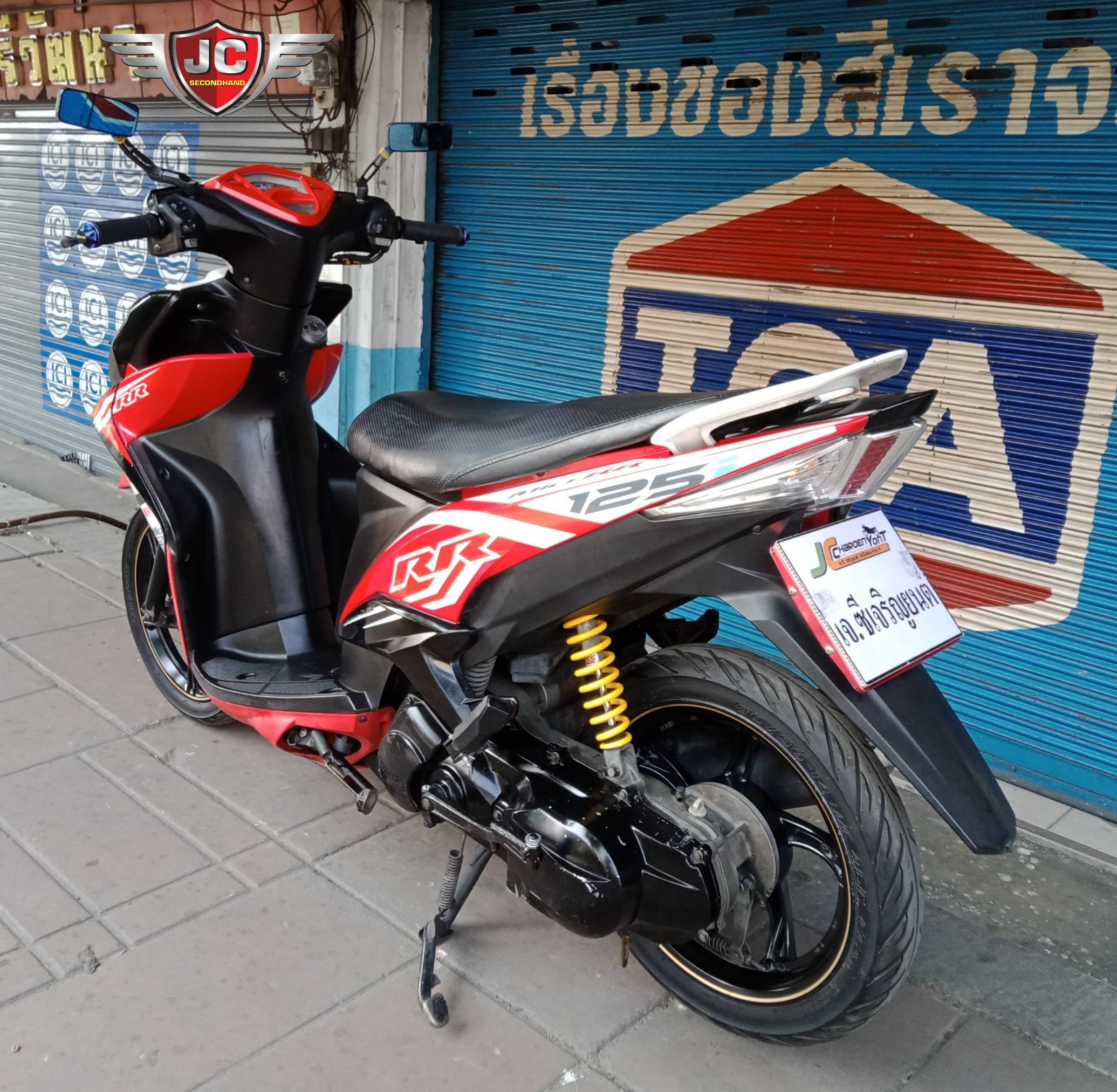 "รถสภาพพร้อมใช้มือเดียว"มาใหม่นำเสนออีกแล้วจร้า YAMAHA MIO125RRจดทะเบียนปี57 เครื่องดีเดิมๆ สตาร์ทติดง่ายๆเลย ขี่ดีศูนย์ได้