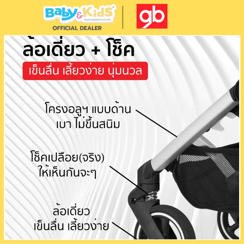 Gb POCKIT ALL CITY สี BLACK รถเข็นเด็ก พับเล็กน้ำหนักเบา น้ำหนัก 6.1 kgs. รถเข็นขึ้นเครื่องบินได้