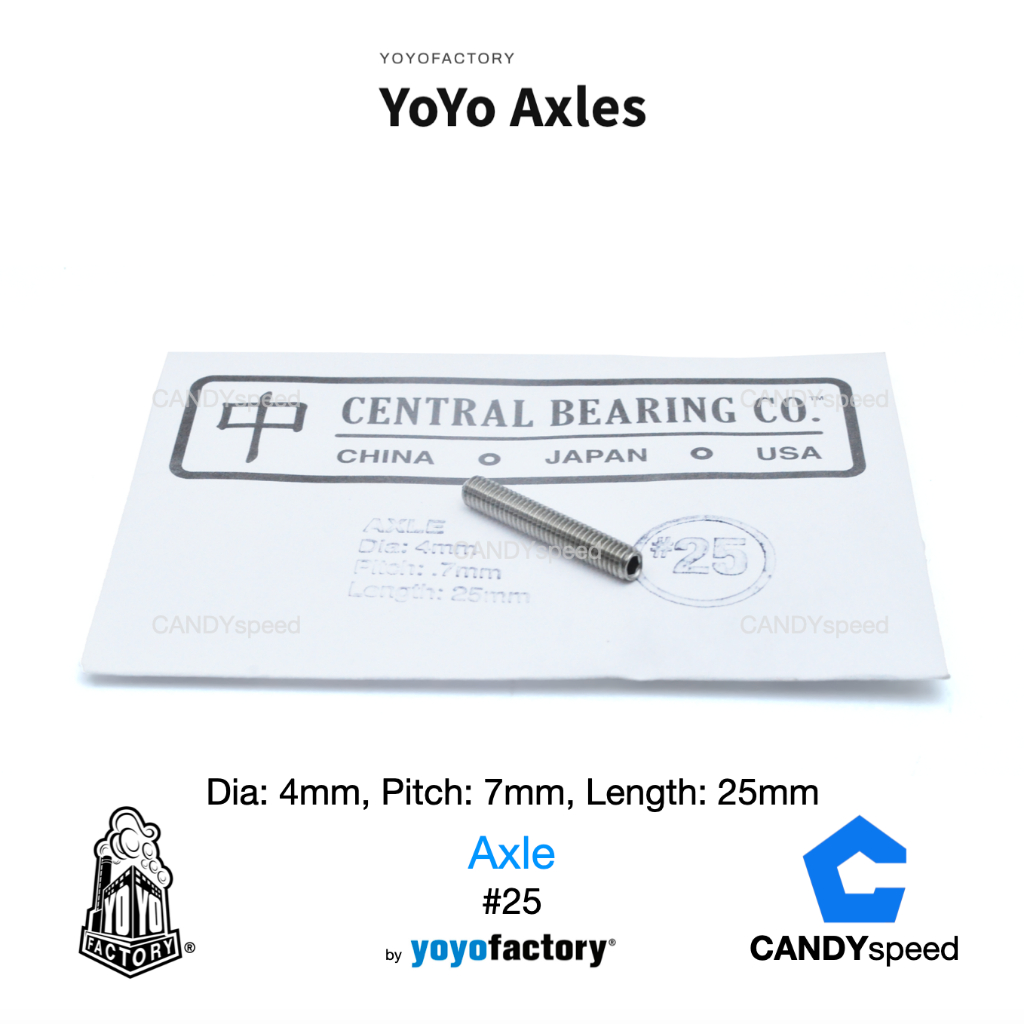 yoyo โยโย่ yoyofactory Yoyo Axles แกนโยโย่ Axle เพลาโยโย่ | by CANDYspeed