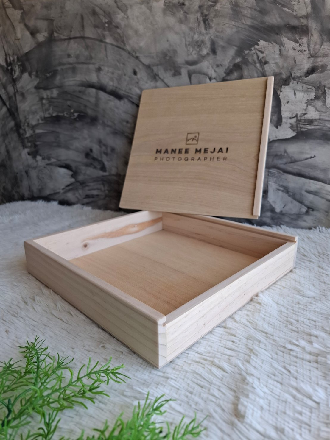 กล่องไม้แบบฝาสไลด์