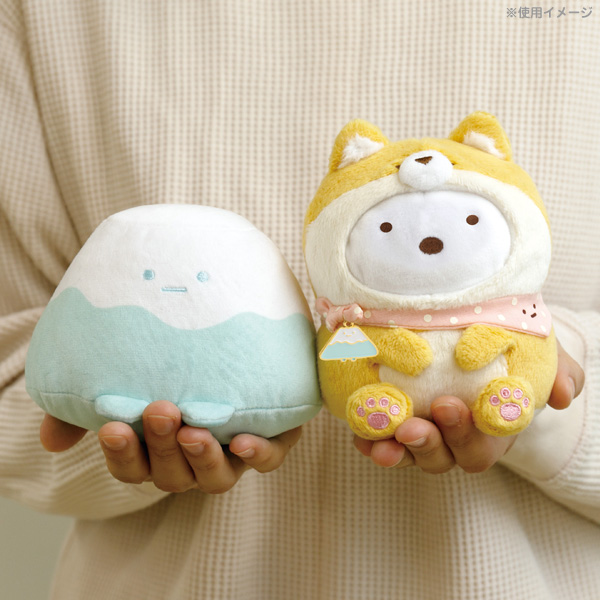 ตุ๊กตา Sumikko Gurashi - Dog Cosplay with Puppy ไซส์ S แบบภูเขาไฟฟูจิ ขนาด 8.5 x 12 x 8.5 ซม.