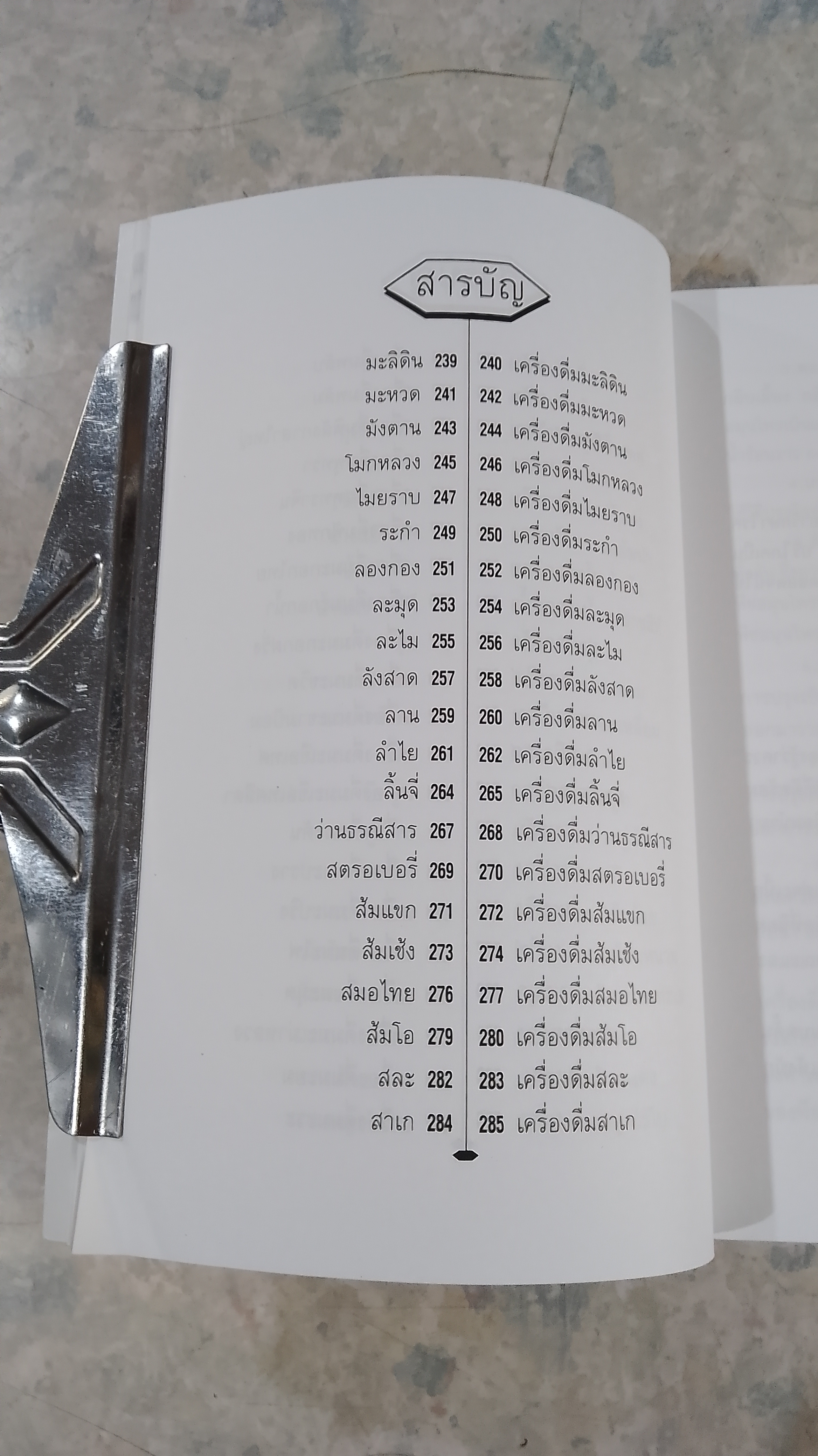 พืชสมุนไพร & เครืองดื่ม / พัทราริณี มุนิลโฑ