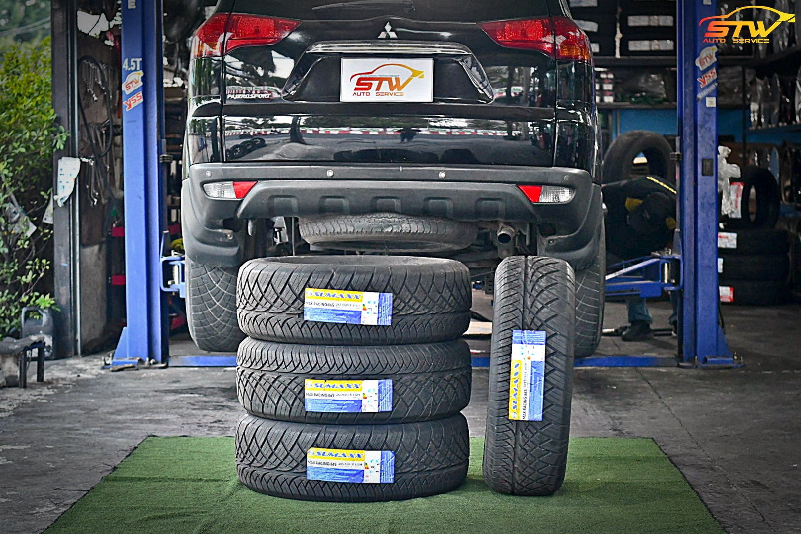 ยาง SUMAXX RACING 86S 265/60R18 110H ติดตั้งใส่ MITSUBISHI PAJERO SPORT