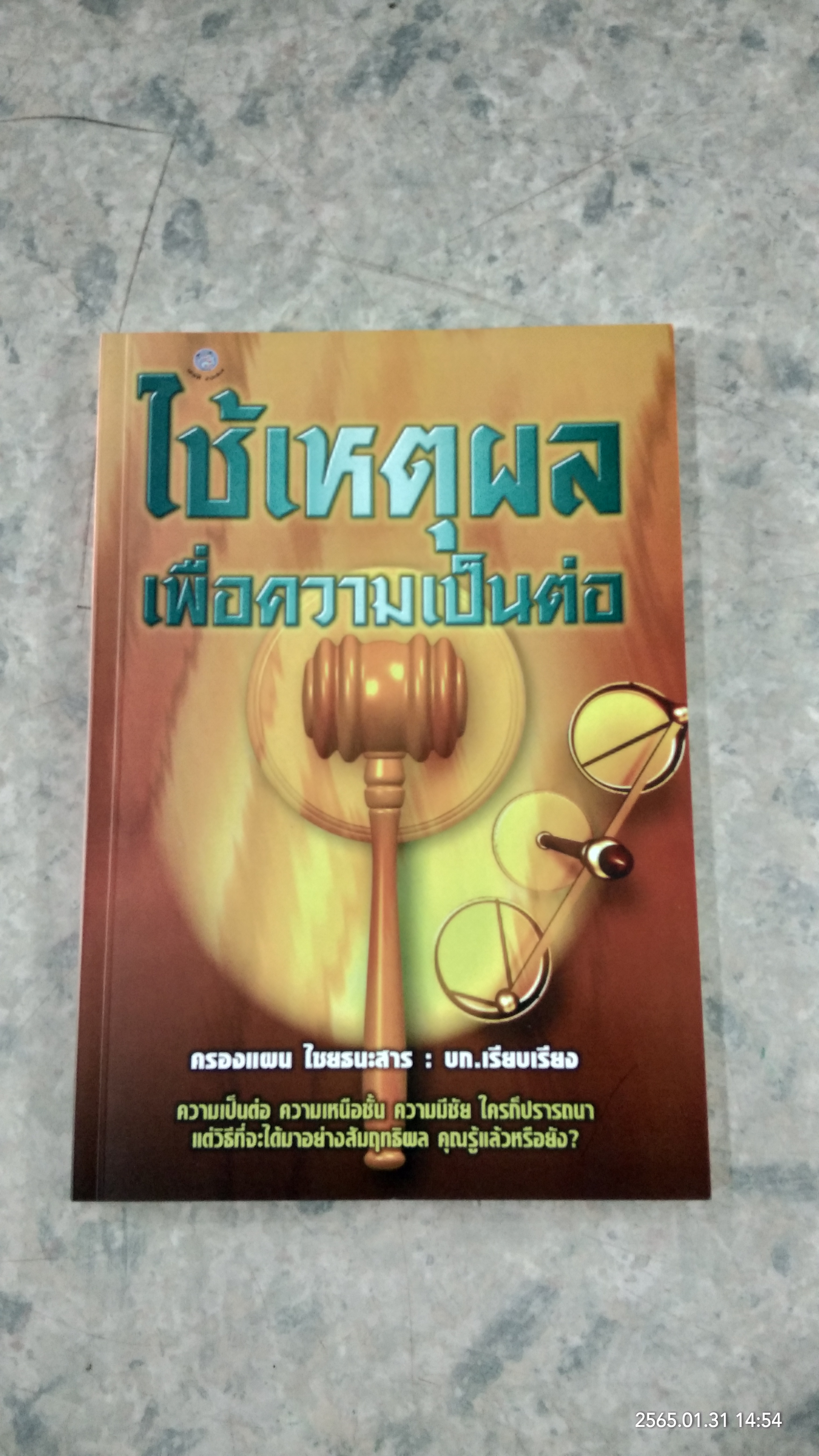 ใช้เหตุผลเพื่อความเป็นต่อ / ครองแผน ไชยธนะสาร