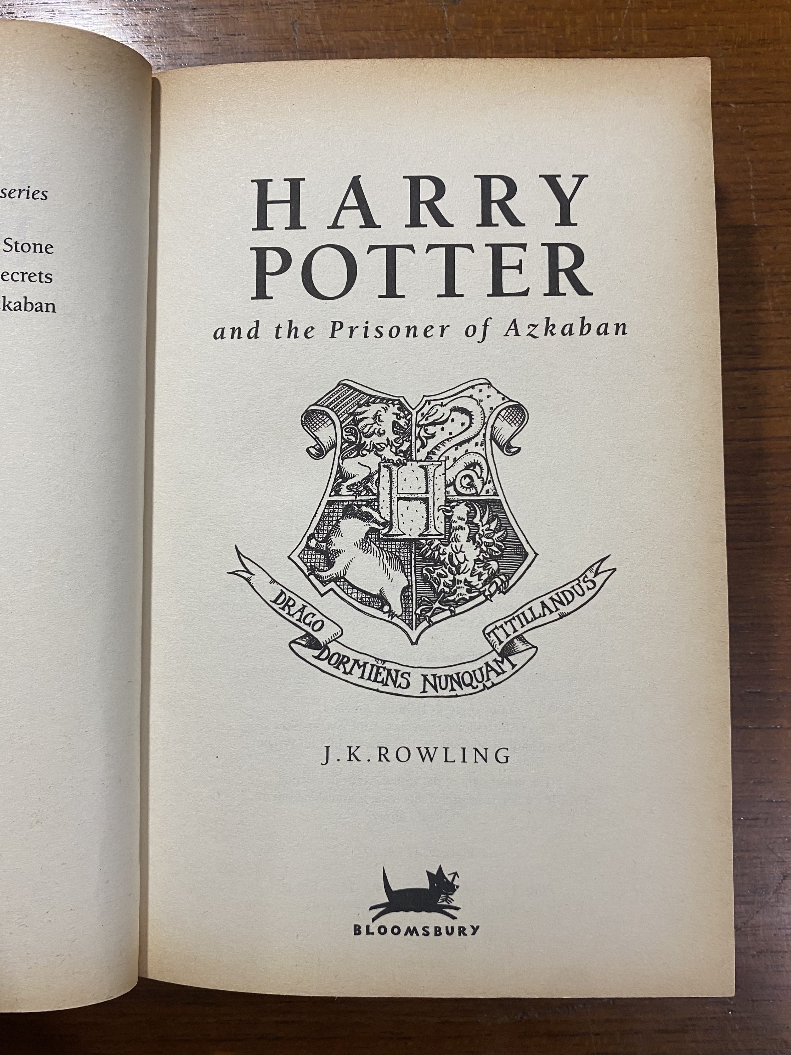 HARRY POTTER and the Prisoner of Azkaban / J.K. ROWLING