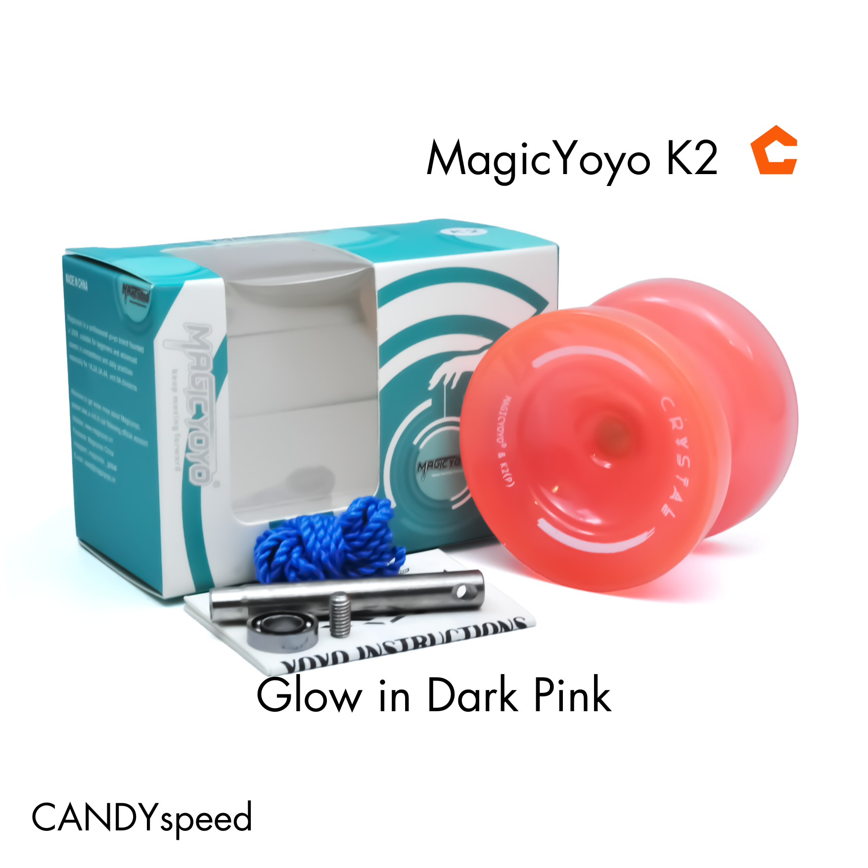 Yoyo โยโย่ MagicYoyo K2 | Magic Yoyo K2(p) CRYSTAL | by CANDYspeed