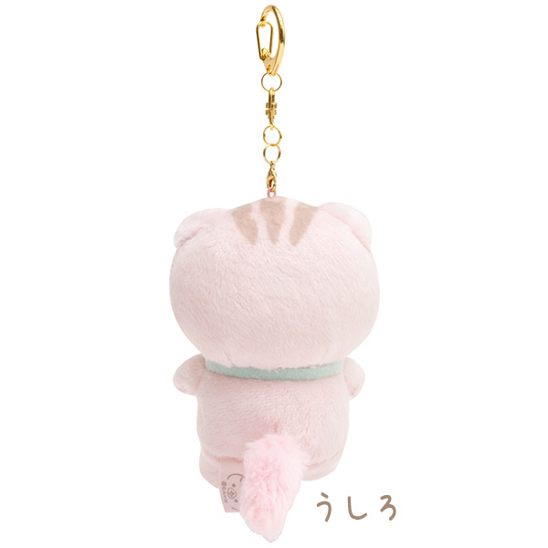 พวงกุุญแจ Corocoro Coronya & Shiba Inu Komame-Chan แบบคุณแมวสีชมพู Plum Chan ขนาด 10.5 x 8 x 5.5 ซม.