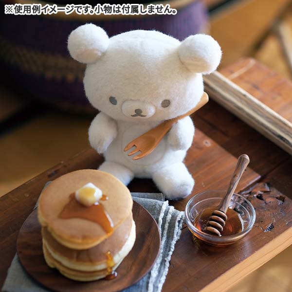 ตุ๊กตา Rilakkuma's Message Hugging Kiiroitori สีขาว มาเป็นคู่น้องคุมะ & โทริกอดกัน ถอดออกมาได้ ขนาด 18 x 16.5 x 12 ซม.