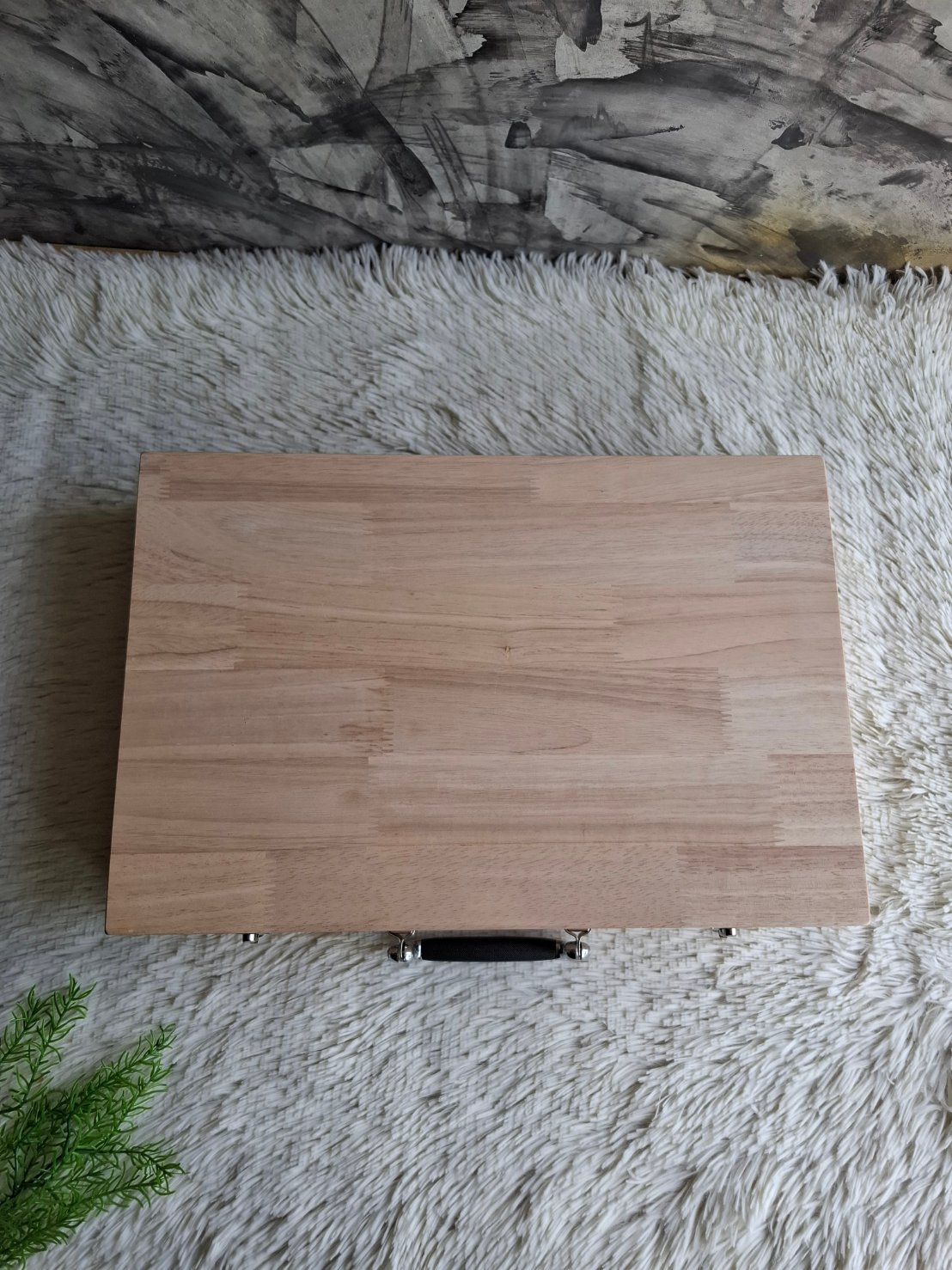 กระเป๋ากล่องไม้