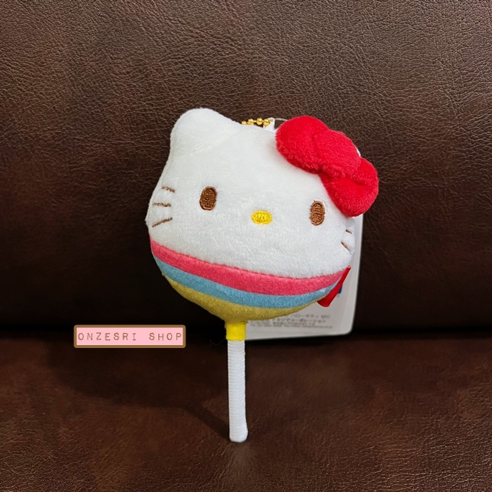 พวงกุญแจ Sanrio x Chupa Chups (Japan Limited) แบบ Hello Kitty ขนาด 12.5 x 10.5 x 5.5 ซม.