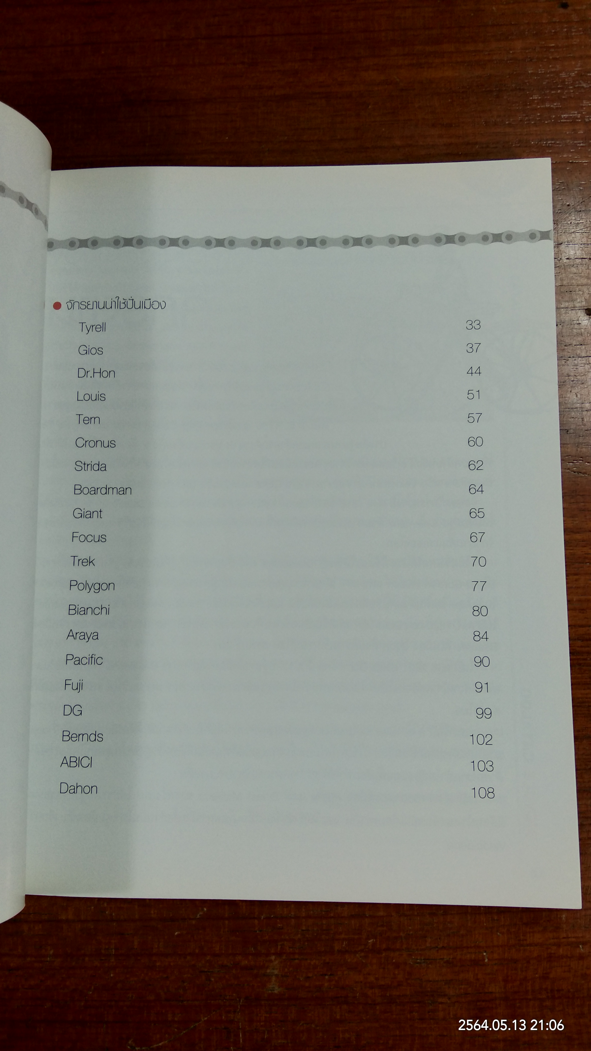 BICYCLE CATALOG / ธิติศักดิ์ หวังเกษม