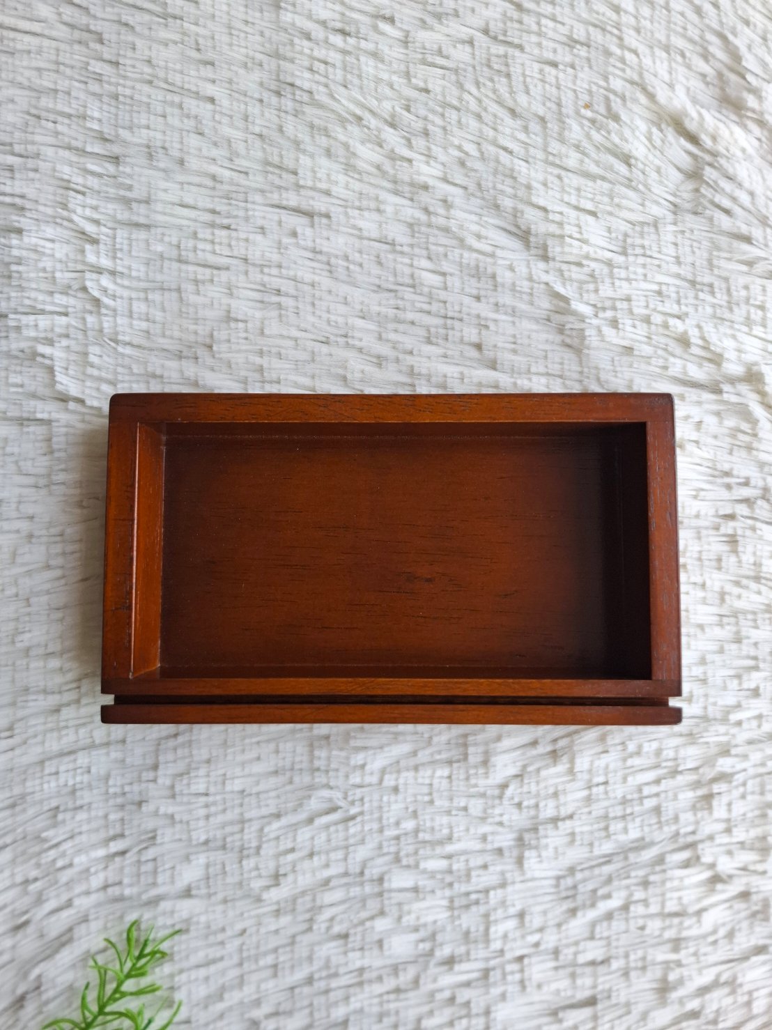 ถาดไม้ใส่นามบัตร