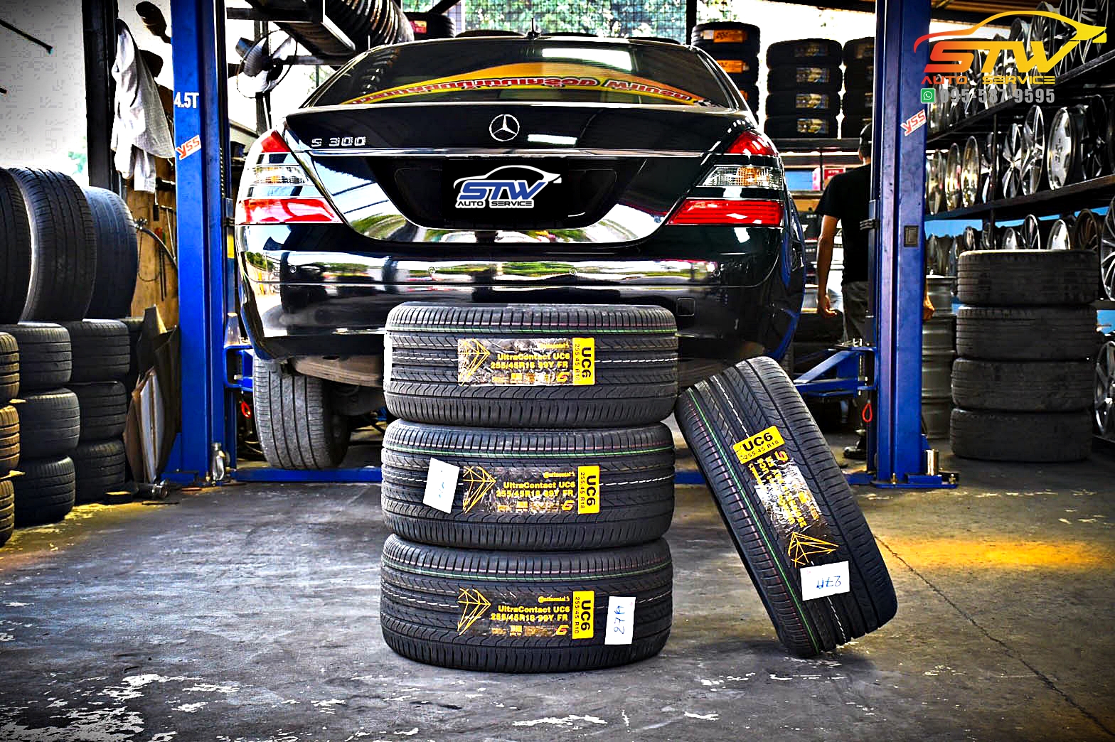 ยางใหม่ CONTINENTAL UltraContact UC6 255/45R18