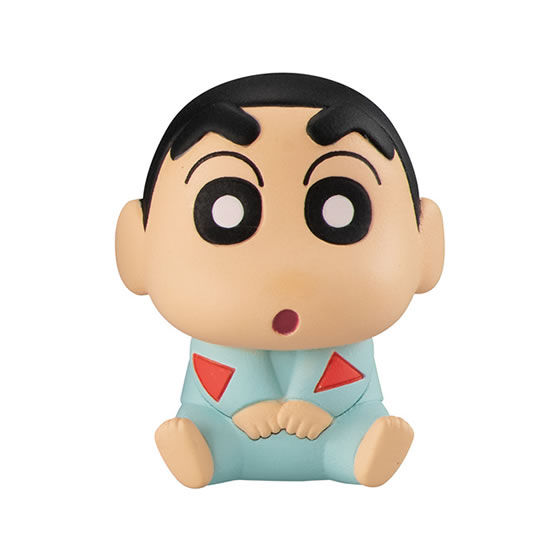 Crayon Shinchan Figure x Clip ขนาด 4 x 4 ซม. เป็นโมเดลเล็ก ตั้งโชว์ได้ ตรงตัวกับคอสามารถเปิดออกมาไว้หนีบกระดาษได้ มี 5 แบบให้เลือก