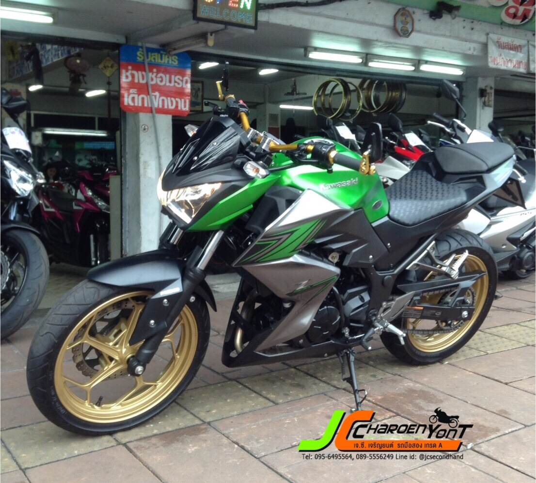 โคตรคุ้ม...สภาพเกือบ100ราคาแค่ 70 !! KAWASAKI Z300(abs) “รถพันโลแท้” จดกลางปี 2016