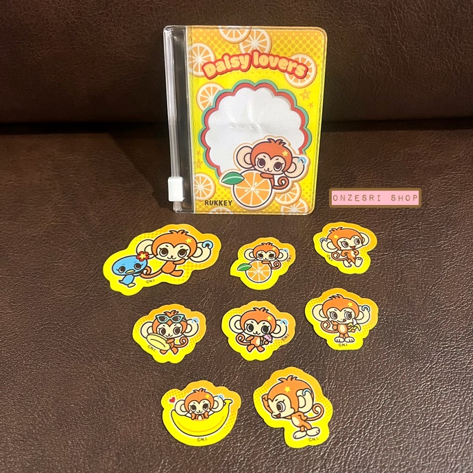 เซ็ตซองซิปพลาสติกจิ๋ว & สติกเกอร์ ANGEL BLUE Rainbow Park Vinyl Seal ขนาดซองซิป 8 x 6.5 ซม. มีสติกเกอร์ 8 ดวง มี 6 แบบให้เลือก