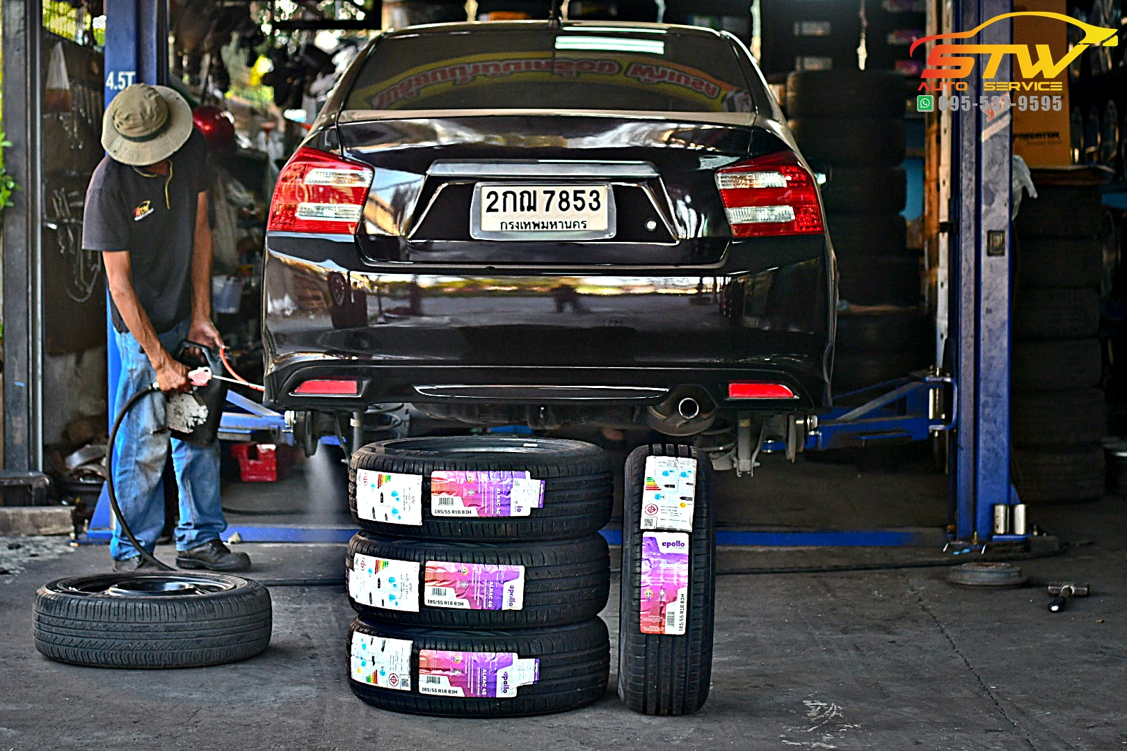 ยางใหม่ APOLLO Alnac 4G 185/55R16 83H