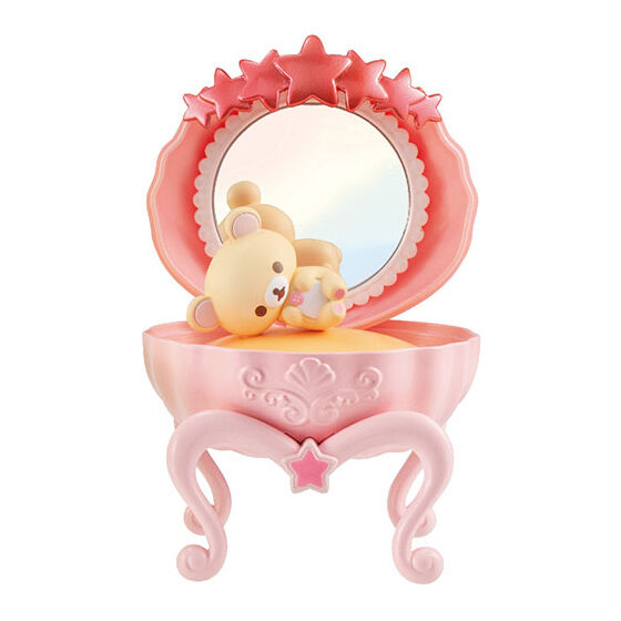 Rilakkuma Shell Dresser เป็นโมเดลแบบโต๊ะเครื่องแป้ง น่ารักมาก ขนาดประมาณ 11 ซม. มี 4 แบบให้เลือก