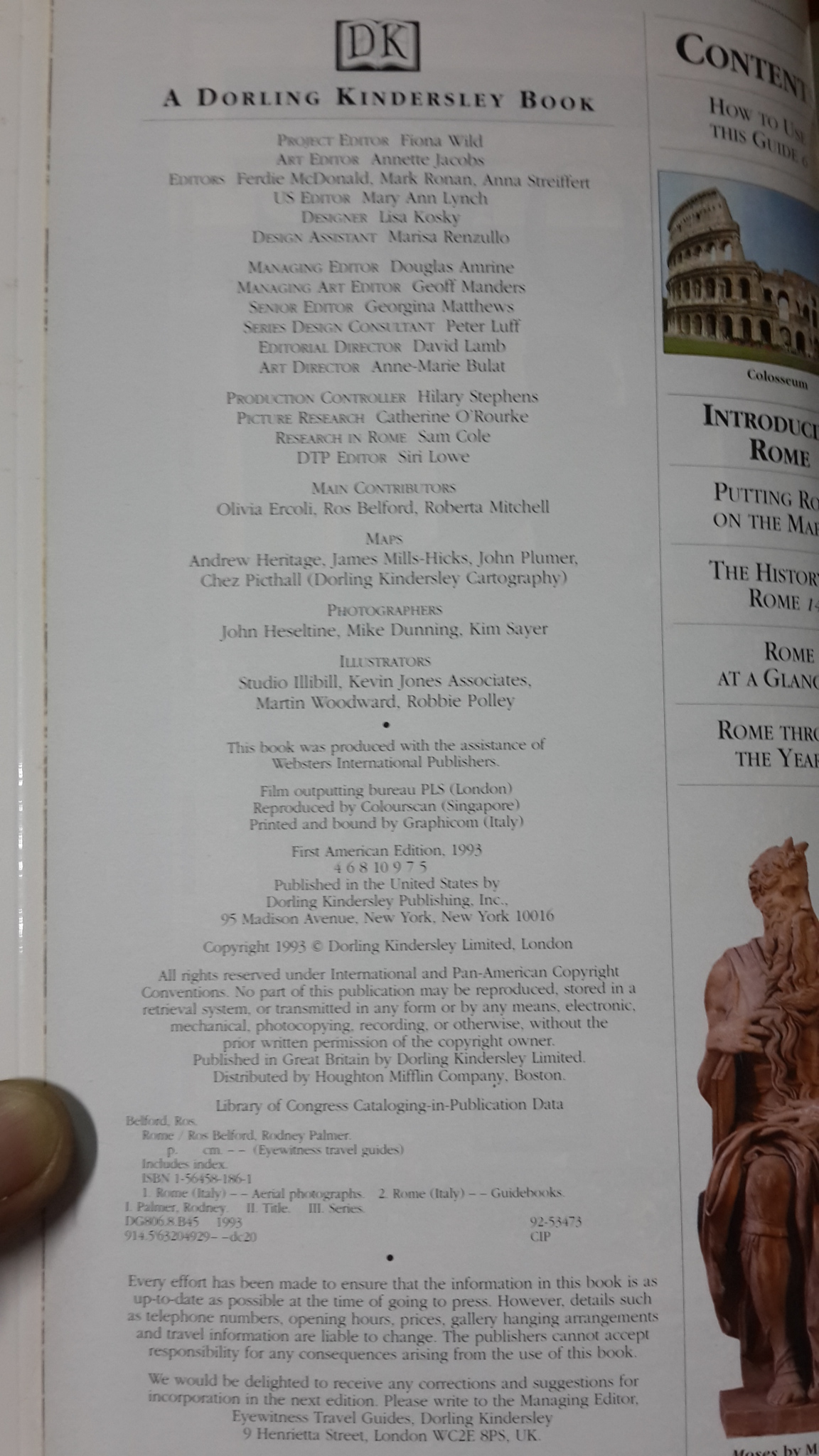 EYEWITNESS TRAVEL GUIDES : ROME