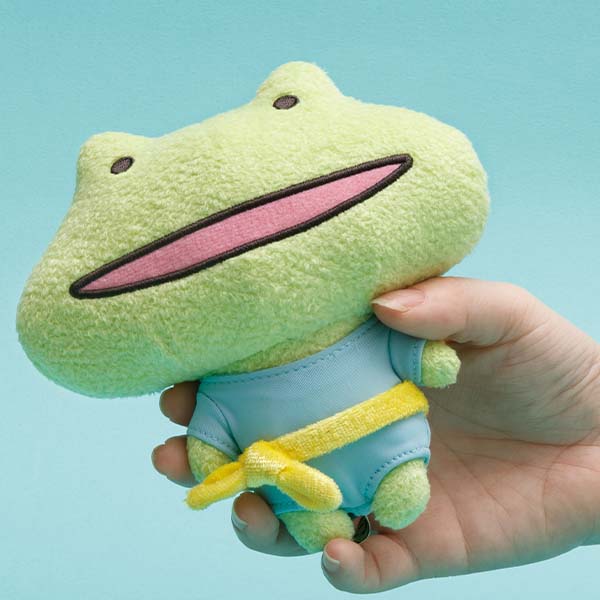 ตุ๊กตา Chickip Dancers จาก San-X Japan แบบกบขาแดนซ์ Skip Gaeru Sensei ขนาด 14.5 x 14.5 x 7 ซม.