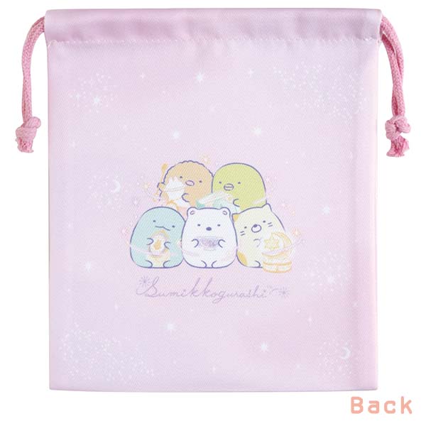 เซ็ตกระเป๋ารูดเชือก 3 ใบ ลาย Sumikko Gurashi Rabbit's Mysterious Charm ขนาด 21 x 18 ซม.