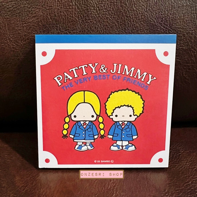 สมุดฉีก Sanrio Characters Retro Collection แบบ Patty & Jimmy ขนาด 9.5 x 9.5 x 1 ซม. มี 4 ลาย รวม 100 แผ่น