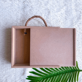 กล่องไม้ MDF.ฝาสไลด์