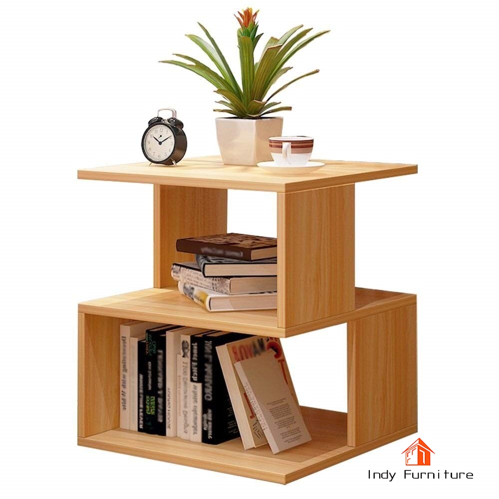 โต๊ะข้างอเนกประสงค์ เมลามีน รุ่น Robot-ML (กันน้ำ ทนแรงขูดขีดและความร้อน ) ใช้เครื่อง CNC ตัด ได้มาตรฐาน