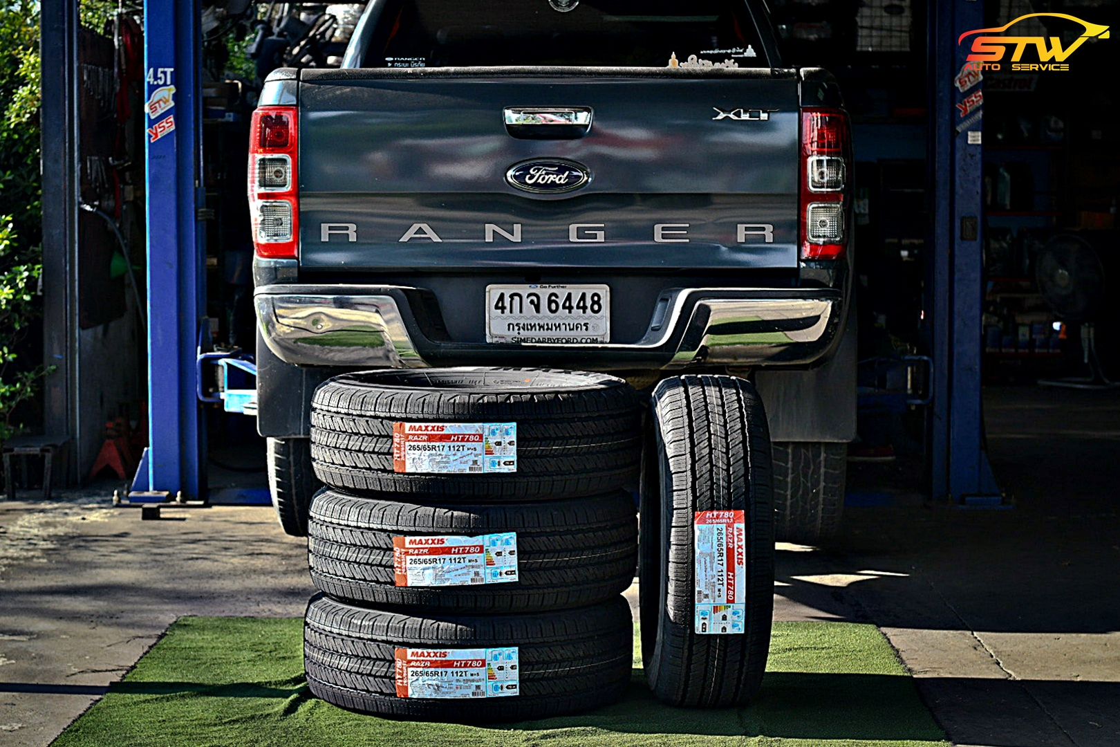 ยาง MAXXIS RAZR HT780 265/65R17 112T ติดตั้งใส่ FORD RANGER