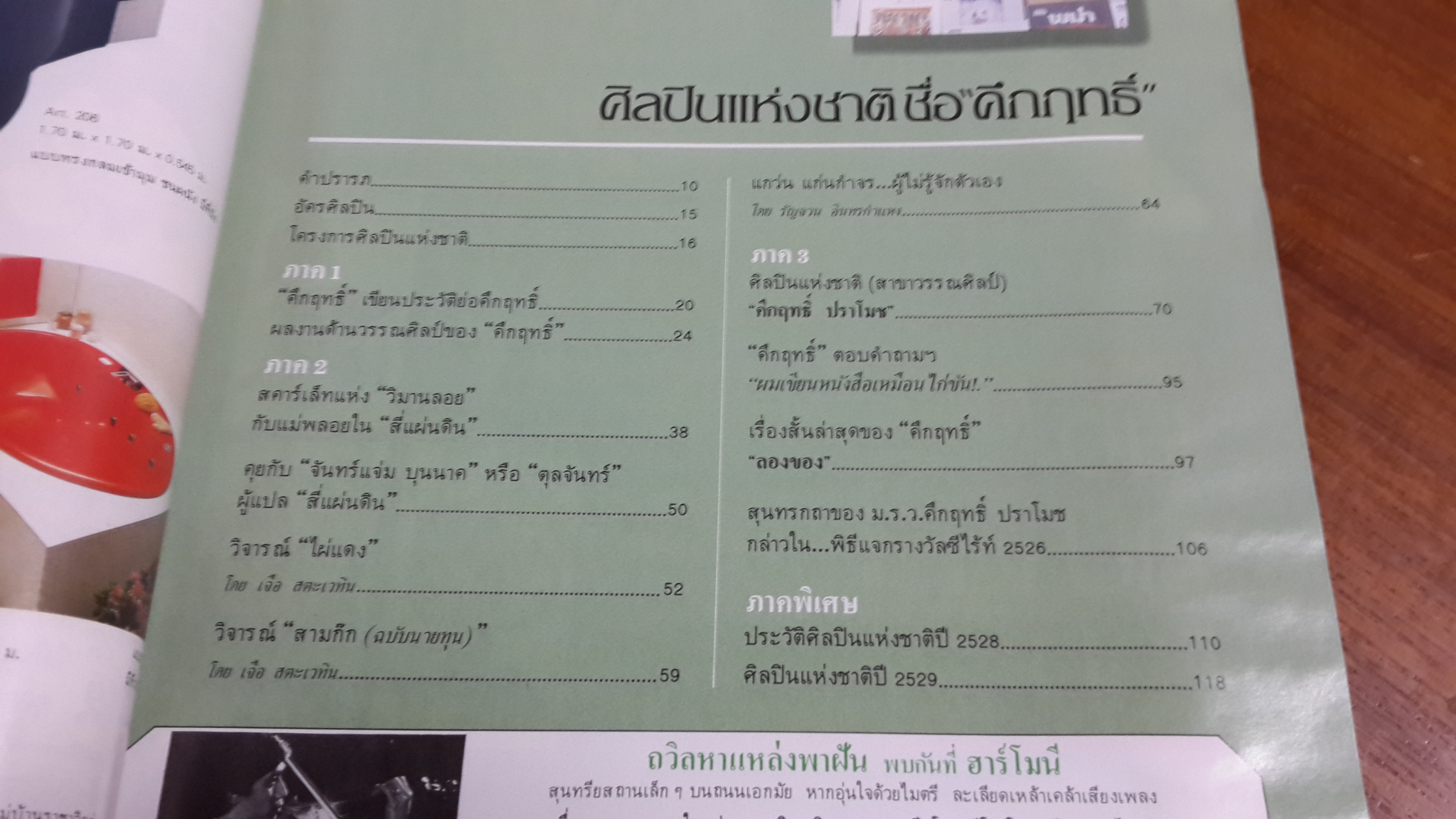 ศิลปินแห่งชาติชื่อ "คึกฤทธิ์ / สยามรัฐ