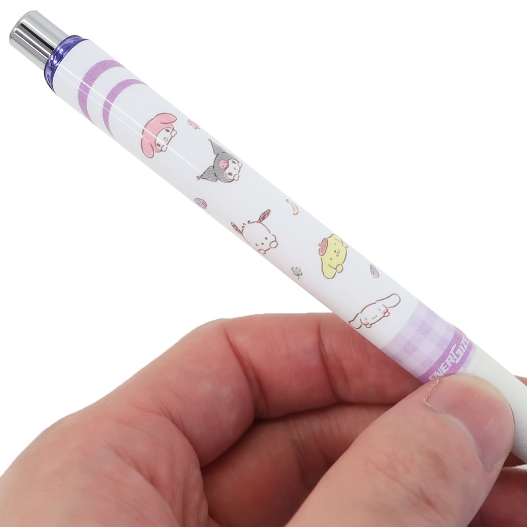 ดินสอกด Pentel Energel (Energize) จากญี่ปุ่น ลาย Sanrio Characters สีขาวครีม