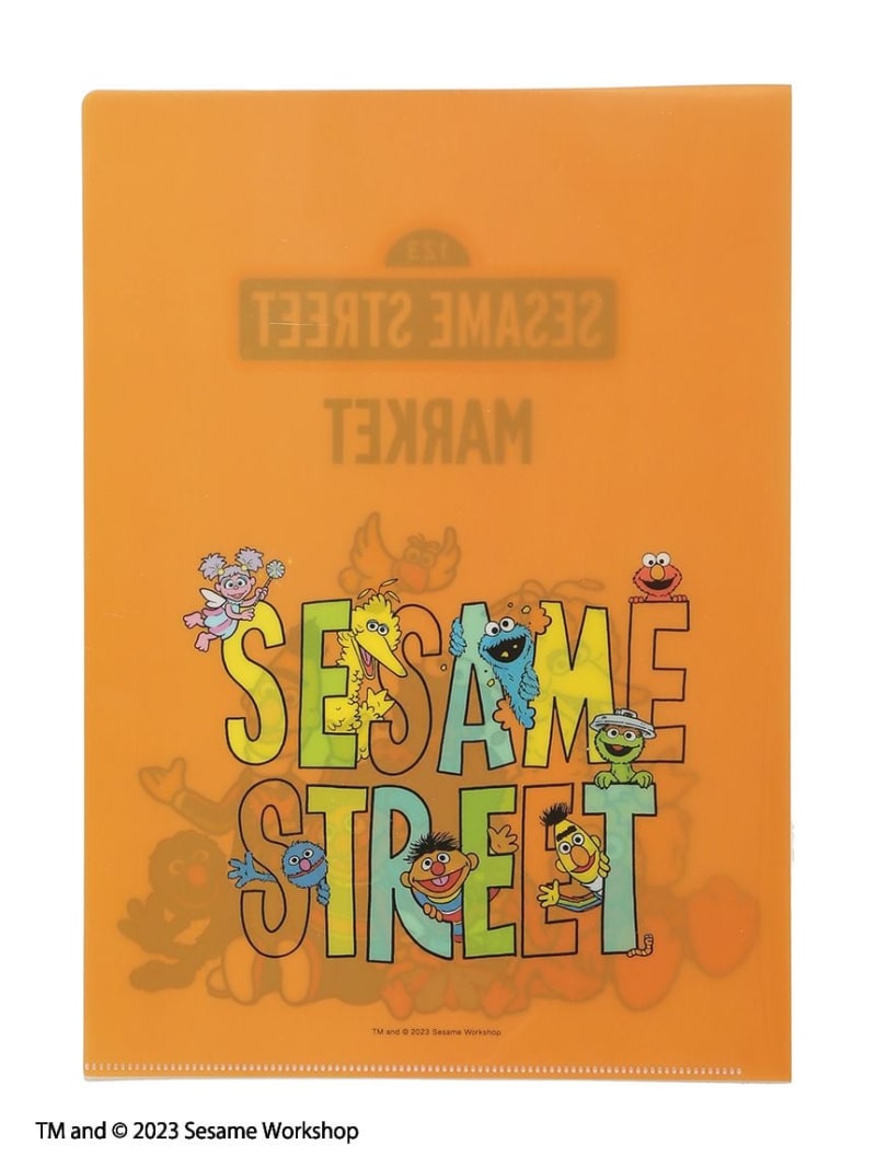 แฟ้ม A4 แบบ 1 ช่อง SESAME STREET MARKET JAPAN (Limited) ลาย Cartoon