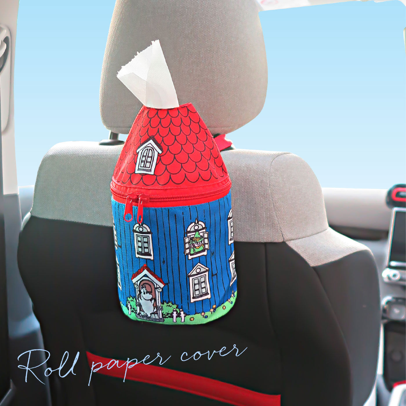 ที่ใส่กระดาษทิชชู่ Moomin House Roll Paper Cover จากญี่ปุ่น ขนาด 22 x 12.5 x 12.5 ซม.