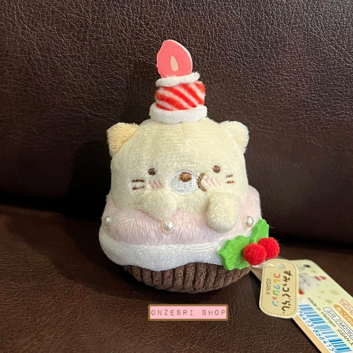 ตุ๊กตาตัวเล็ก Sumikko Gurashi Home Christmas ไซส์ SS มีห่วงไว้ห้อยสายคล้องหรือพวงกุญแจด้านบนได้ มี 4 แบบให้เลือก