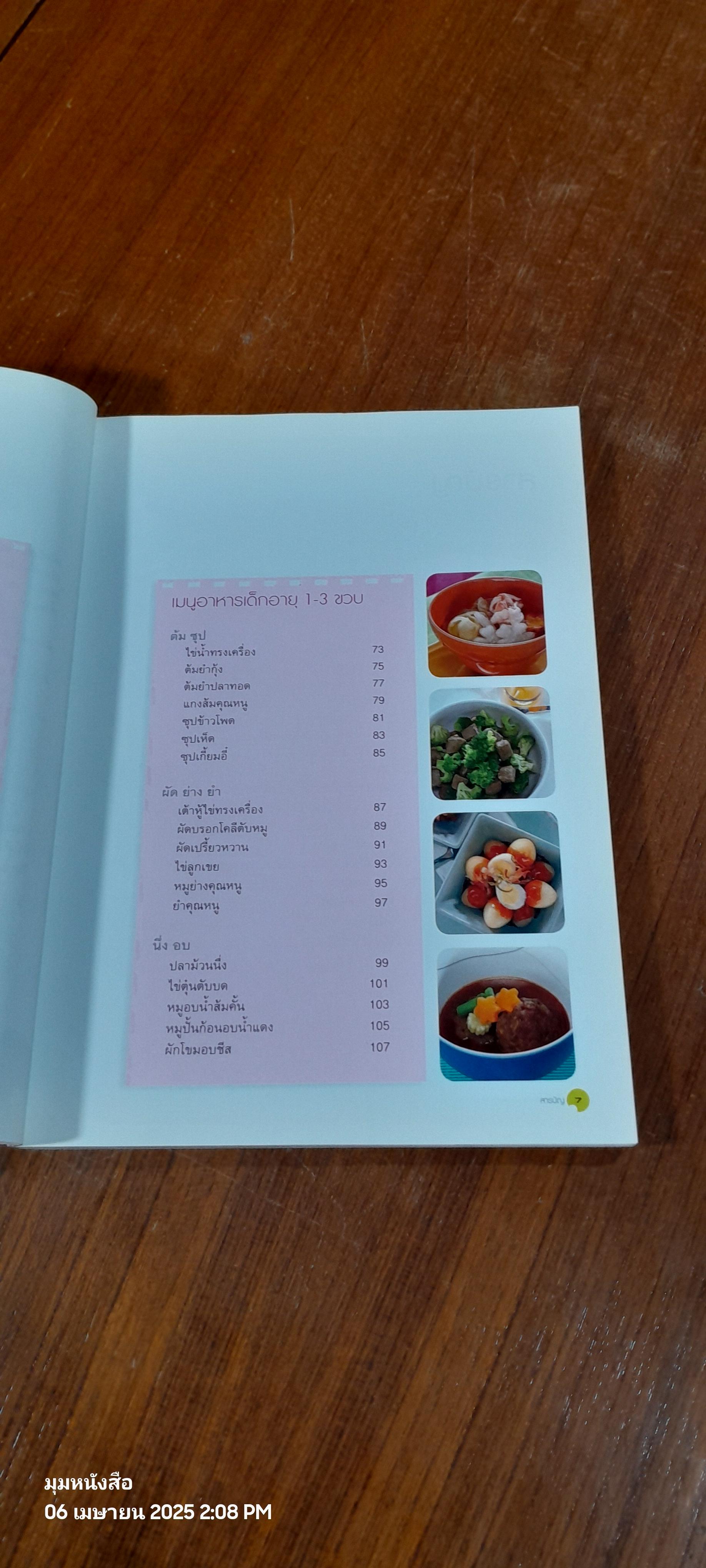 เมนูเด็กแรกเกิดก่อนถึงวัยเรียน / แสงแดด